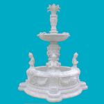 white marble floating ball fountain