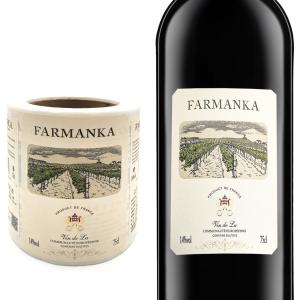 Quality Texture Paper Wine Private Label CMYK / Pantone Printing Customized wholesale