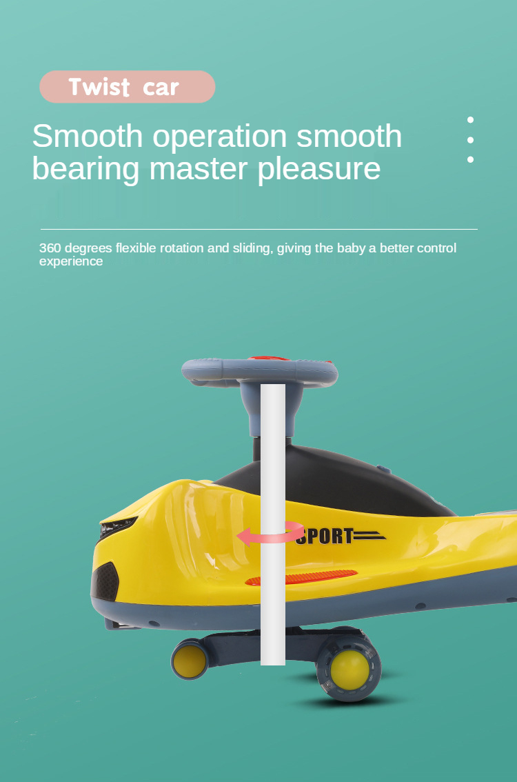 2-6 Years Old Boys and Girls GW 5kg Function Scooter Balance Scooter Bike Ride On Car