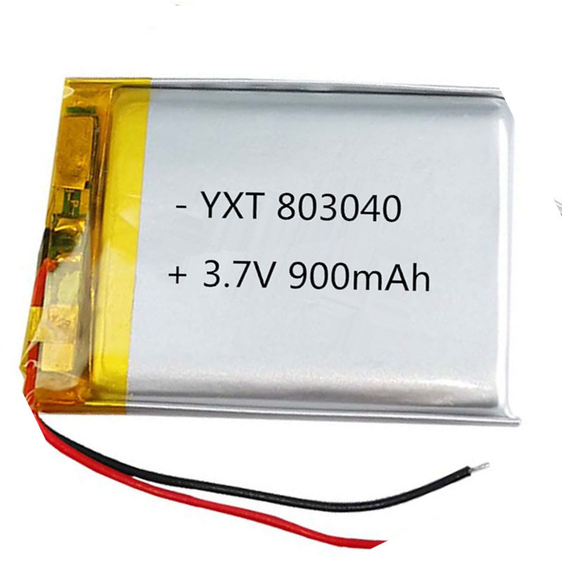Custom made PL803040 900mAh 3.7 V Lithium Ion Polymer Battery for sale