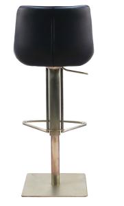 Quality Brushed SS Frame Swivel Adjustable Height Dining Chair wholesale