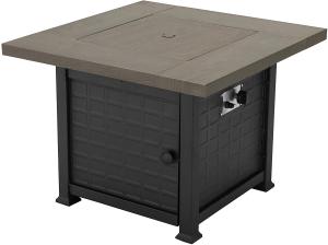 Quality 50,000 BTU Auto-Ignition Outdoor Propane Fire Pit Table With Steel Cover wholesale