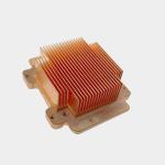 Pure Copper Skived Fin Heat Sink Thermal Conductivity Fin Heat Sink For