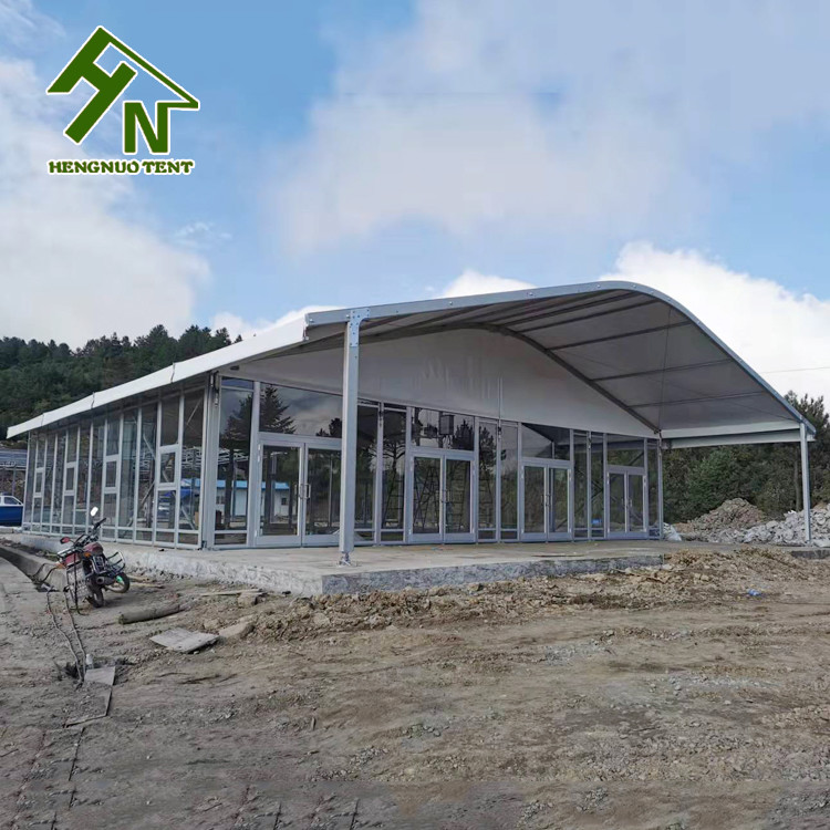 Luxury Arcum Aluminum Structure Tent 4m High Outdoor Event White PVC Tent