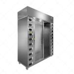 Stainless Steel Cleanroom Garment & Shoe Cabinet | Dual-Zone ISO 14644 | 40