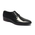 Fashionable Black Lace Up Mens Leather Dress Shoes
