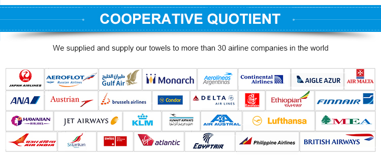 Tray Packing Airline Disposable Cotton Face Towels