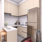 Custom Lacquer Waterproof Cabinet Set for Modern Apartment Kitchen Renovation