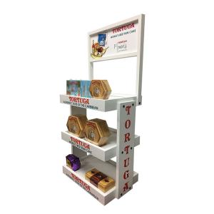 Quality Countertop Rum Cake Display Rack Wooden Display Baskets For Bakery Bakeshop wholesale