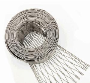 China High Strength Stainless Steel Rope Mesh Balustrade Architectural 7x19 2.5mm on sale