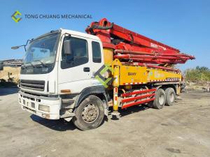 Quality In 2010 Sany Heavy Industry 37 Meters Isuzu Second Hand Concrete Pump Truck wholesale