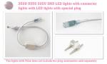 LED lights with connector lights plug