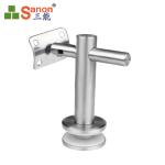 Side Mount Stainless Steel Handrail Fittings Glass Shelf Mounting Brackets