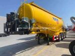 4 Axle Dry Silo Bulker Cement Tanker 45cbm Truck Semi Trailer For Cargo