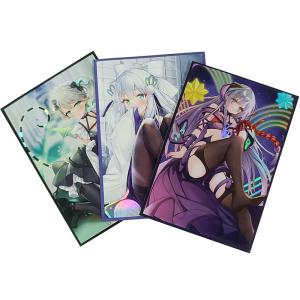Quality Customized Holo Printing Art Card Sleeves Yugioh MTG TCG Hologram Anime Custom Trading Board Game Card Sleeves wholesale
