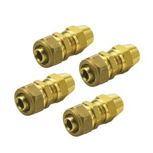 Quality Tubomart Brass German Quick Fitting Female Screw Screw Compressor Gas Pipe Copper Fitting Pneumatic Fitting wholesale