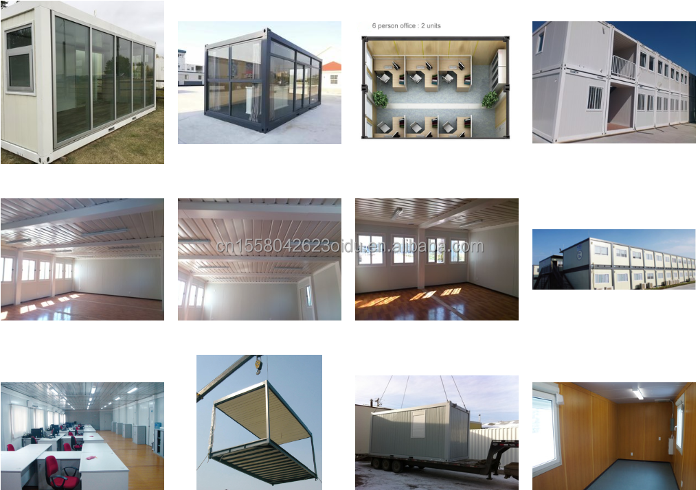 Mini Homes Tiny Houses Container Houses for Office Showroom and Restaurant in Pakistan Sandwich Panel 20ft Prefab Homes