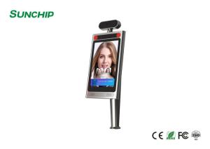 Quality Time Attendance 800*1280 Face Recognition Infrared Thermometer wholesale