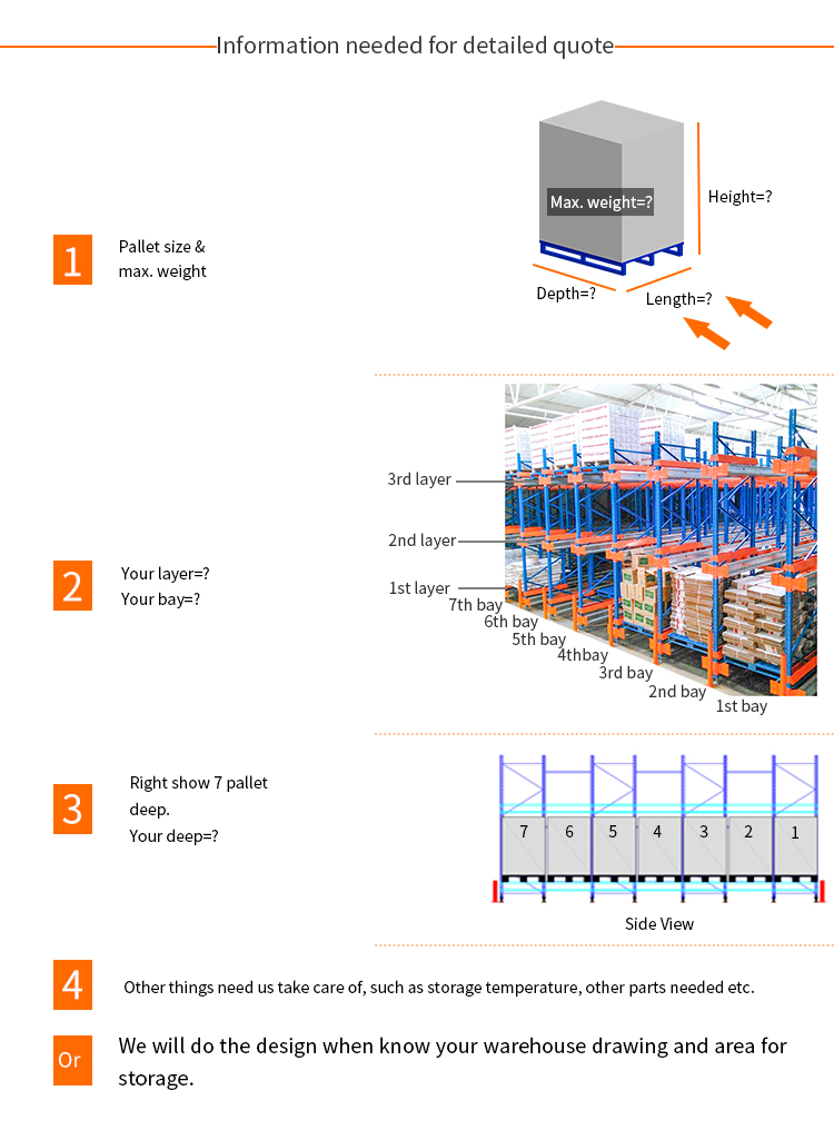 Automated Retrieval High Density Storage Radio Shuttle Pallet Rack for Warehouse Rack