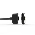 TPE Magnetic 2 Pin Charger 2.80mm Pitch 2 Pin Charger For Smart Watch