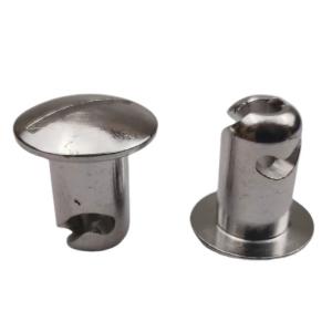 Quality Modified Cars Parts Universal Car Fitment Silver Aluminum Sprint Car Fasteners with .550&quot; Grip and Dzus Button wholesale