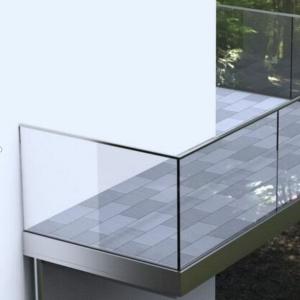 Quality Aluminum Base Profile For Glass Balustrade 3.6m / piece Packing Details Included wholesale