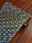 Fashion 3D Lens Bopp Lamination Film Roll , Holographic BOPP Film
