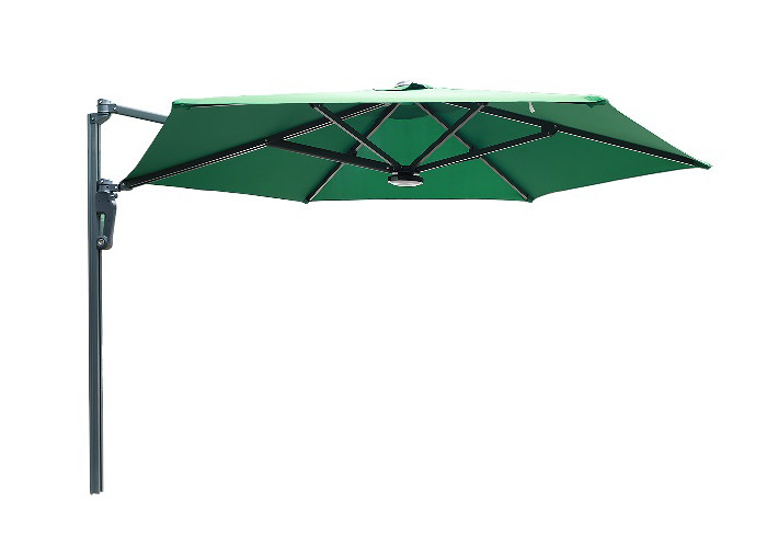 2.5m Green Color Garden CE Wall Mount Parasol