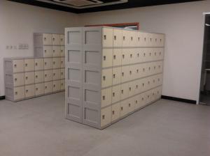 Quality Anti UV Aging Plastic School Lockers 4 Comparts 1 Column With Combination Lock wholesale