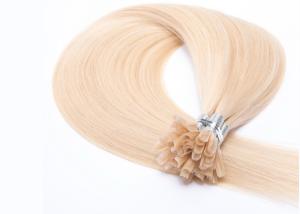 Quality Soft Glossy Remy Blonde Hair Extensions Healthy Clean Without Knots Or Lice wholesale