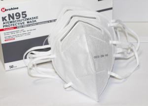 Quality Light KN95 Face Mask Anti Splash Hypoallergenic Medical Materials wholesale