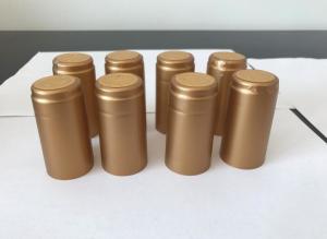 Quality Gold PVC Shrink Capsules for Vodka (size 31.5 X 60mm) wholesale