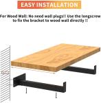 Standard or Nonstandard Heavy Duty Shelf Brackets for Kitchen Bathroom Storage