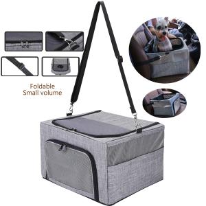 Quality Safety Belt Pet Travel Carrier Outdoor Oxford Breathable Mesh Dog Box wholesale