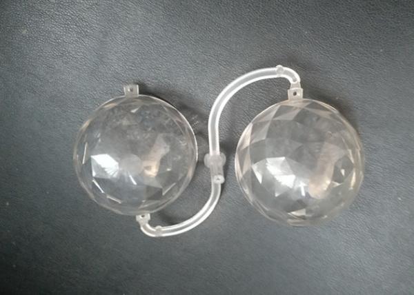 Transparent Light Cover Plastic Injection Parts PC Material Mirror Polishing