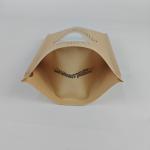 Free samples High Quality Food grade Kraft Paper 90g Snack Packaging Bags Stand