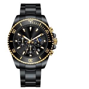 Quality 26cm Rotatable Stainless Steel Quartz Watch Waterproof Quartz Diver Watch MIYOTA wholesale