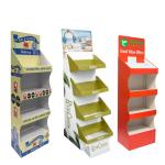 Offset Printing PMS Cardboard Shelf Display For Greeting Cards