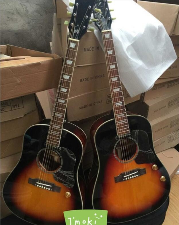 2018 New Chibson G160e VS acoustic guitar sunburst John Lennon G160 electric acoustic guitar
