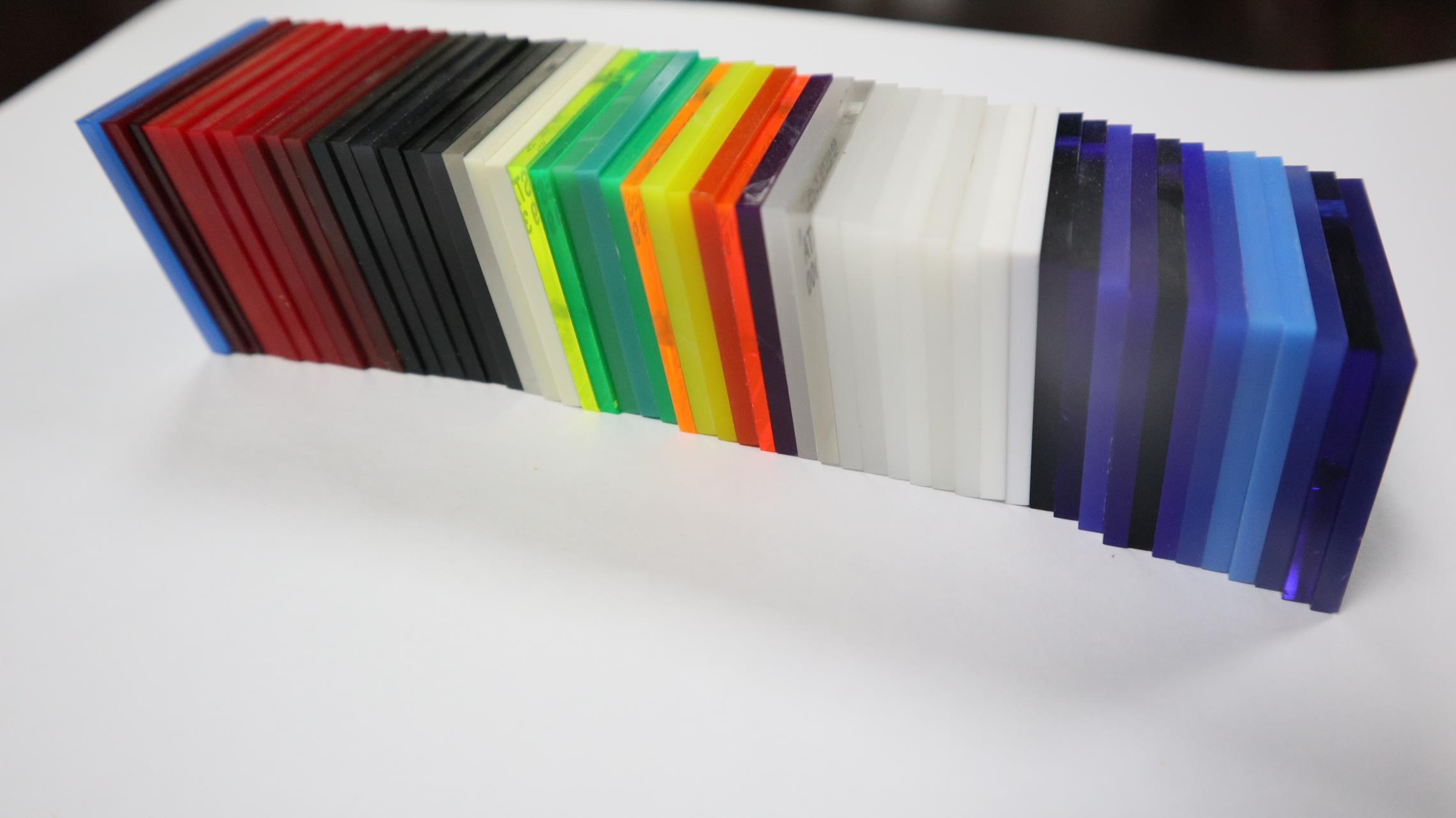 2.8-15mm Glossy Fluorescent Neon Acrylic Sheet Led Light Diffusing Acrylic Sheet