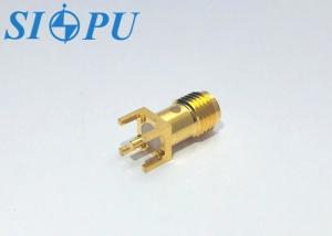 Quality SMA Female PCB Solder RF Coaxial Connector wholesale
