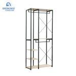 Multiple Combinations Steel Clothes Wardrobe Closet Metal Shelf Cabinet