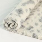100% Polyester Printed Sherpa Fleece Fabric 150D 288F 300gsm For Bags Chair