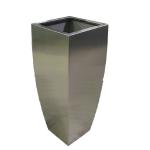 Flower pot rectangular metal stainless steel flower planter