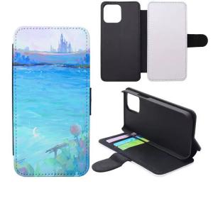 Quality Shockproof Black PU Leather Wallet Flip Sublimation Phone Case With Stand For IPhone16 15 14 Pro Max Plus wholesale