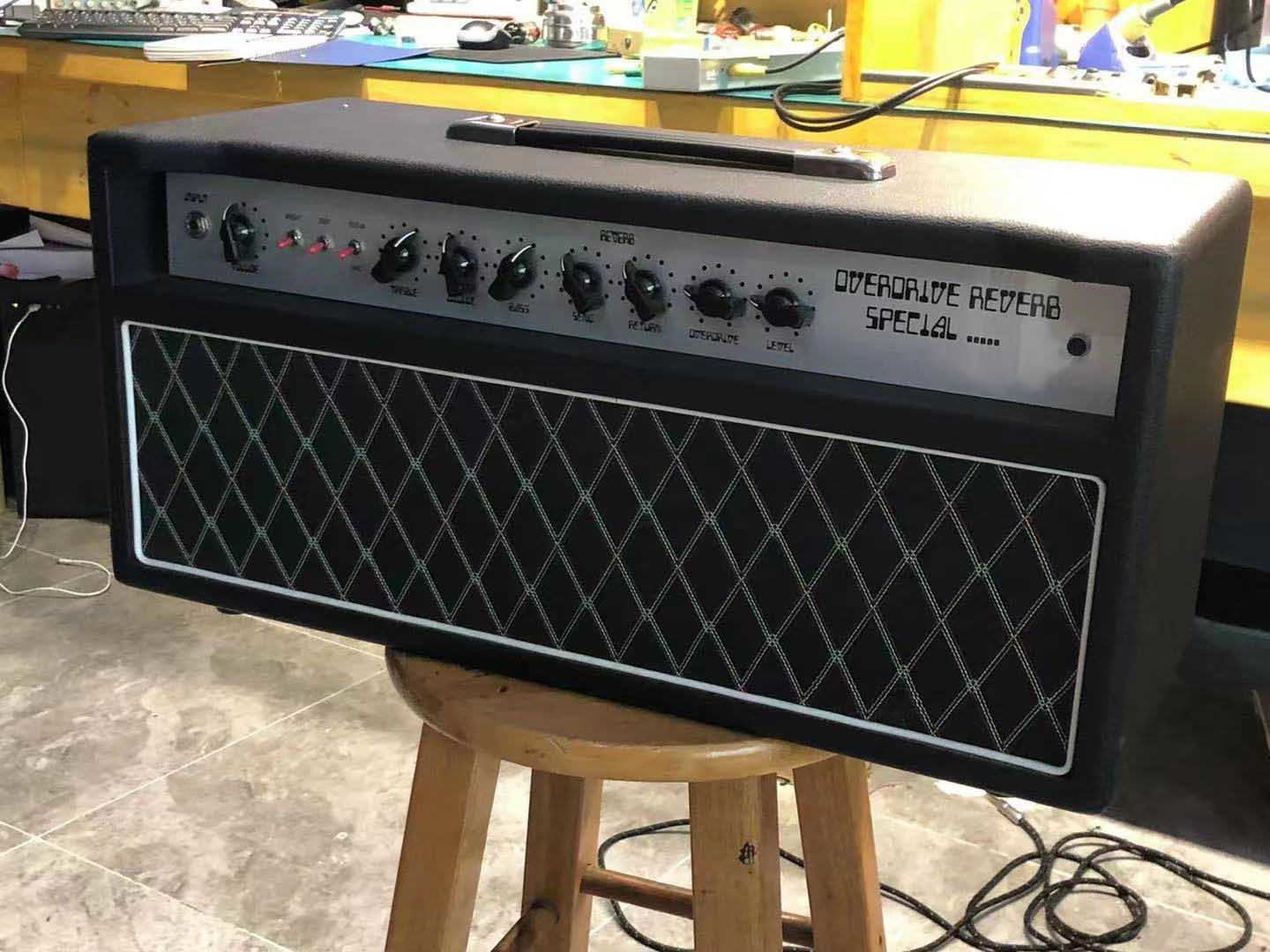 Custom Grand Tube Amplifier Head Overdrive Special Reverb 60W 2*6L6 5*12ax7 1*12at7 Tubes