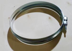 Quality 275mm Galvanized Pipe Clamp Carbon Steel Bolt Connection Fittings Adjustable wholesale