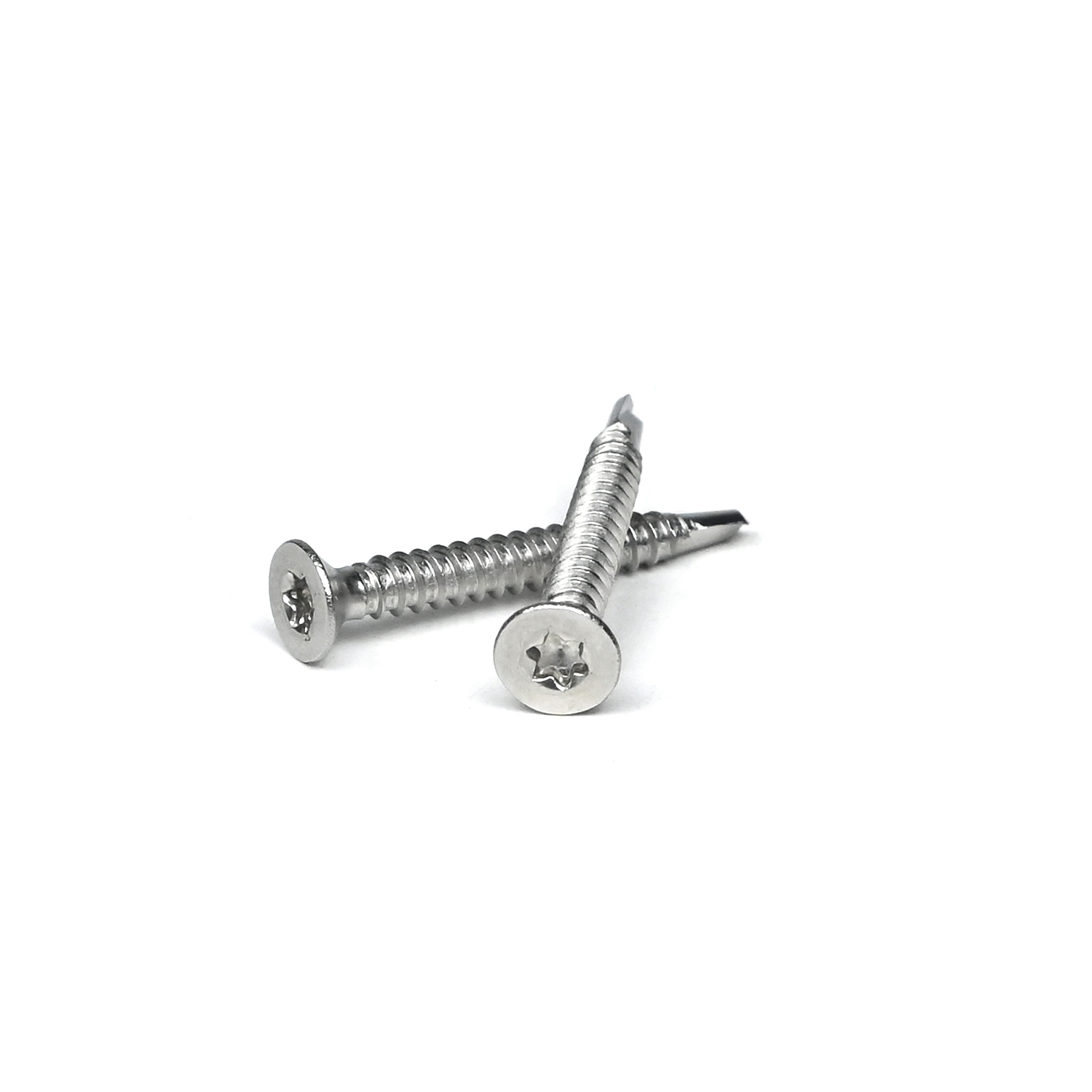 Yellow Stainless Steel Sus 304 Csk Torx Flat Head Self Drilling Screws Inox 3.9x25mm
