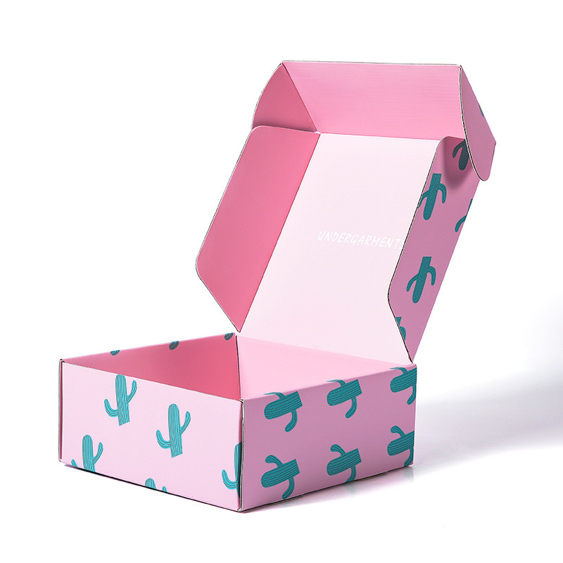 Recyclable Custom Printing Clothing And Shoes Corrugated Mailer Boxes With Logo Packaging