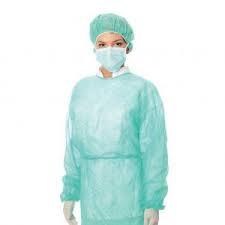 Quality Antibacterial Disposable Chemical Suit , Medical Doctor Gown Sterilized Waterproof wholesale